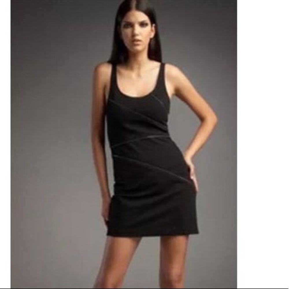 Theory exposed zipper detail dress
